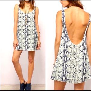 Tobi Sahara Snakeskin Mini